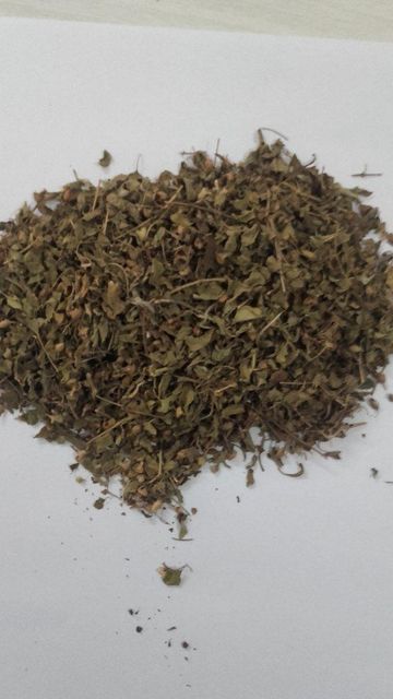 Dried Krishna Tulsi Leaf Grade FOOD Color GREEN Packaging HDPE Digestion Aid Yes Max. Moisture (%) 8% Shelf Life 24 MONTHS - Image 5