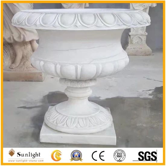 Natural Stone (Marble/Granite) Flower Pot/Vase Shape Round Size Customize HS Code 6803009000 Use Type Floor Type Origin Xiamen China - Image 6