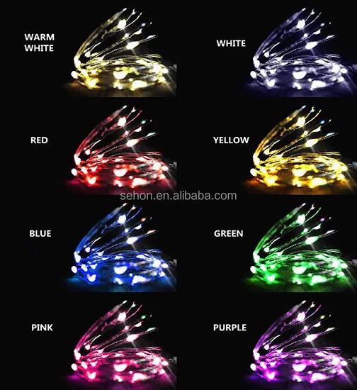 LED Battery Light String Colorful Festive Decoration Wine Bottle Light Christmas Wine Bottle Plug Light String - Image 2