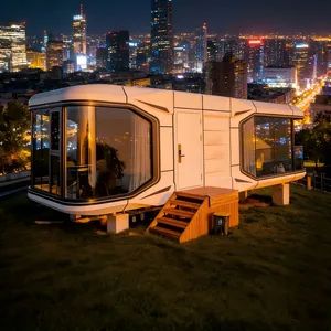 Sleek Boutique Pod House Hotel Pod Space Capsule Prefabricated Hotel Container - Image 1
