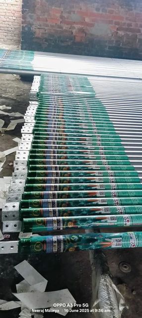 50 mm Gi Earthing Rod Color GREEN Capacity 1000 Rod Diameter 50 mm Model Name/Number BP-01 Usage/Application Panel , Motor , Equipment , transformer , PCC panel , MCC - Image 2