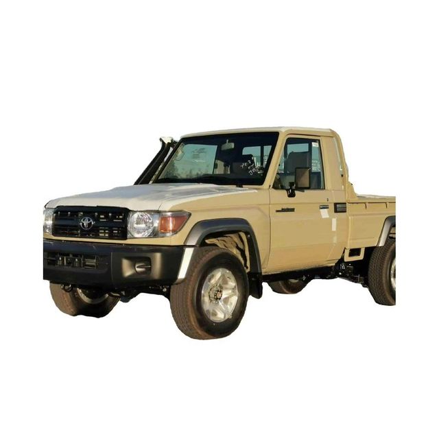 Land Cruiser pickup diesel truck with powerful engine and high torque performance Land Cruiser pickup 4x4 vehicle for rough terrain and desert driving Land Cruiser pickup truck for construction agriculture and transport use Land Cruiser pickup with strong chassis and high load carrying capacity - Image 4