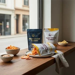 Eco-Friendly Zipper Bags Non-Transparent Waterproof Food Packaging Cystomed Custom 1Y - Image 1