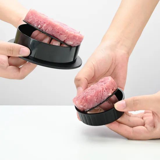 Non-Stick Plastic Manual Beef and Vegetable Burger Machine Mold, Meat Burger Press, Poultry Barbecue Tools, Steak Burger Press, Pie Machine - Image 5