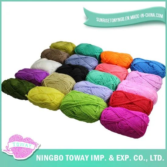 Hand Knitting Super Wash Red Acrylic Knitting Yarn Key Yarn Life Long Life Trademark Toway Size Customized Technics Knitted - Image 5