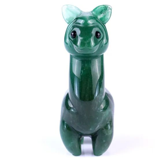 Natural Crystal Green Aventurine Alpaca Animals Stone Crafts Small Decoration Alpaca Home Decor Christmas Gifts - Image 2