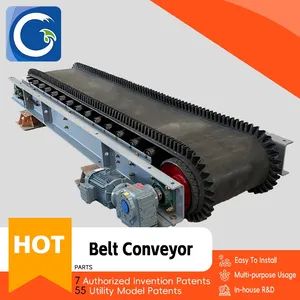 Conveyor System Machine Industrial Modular Flat Inclined Belt Conveyor - Image 4