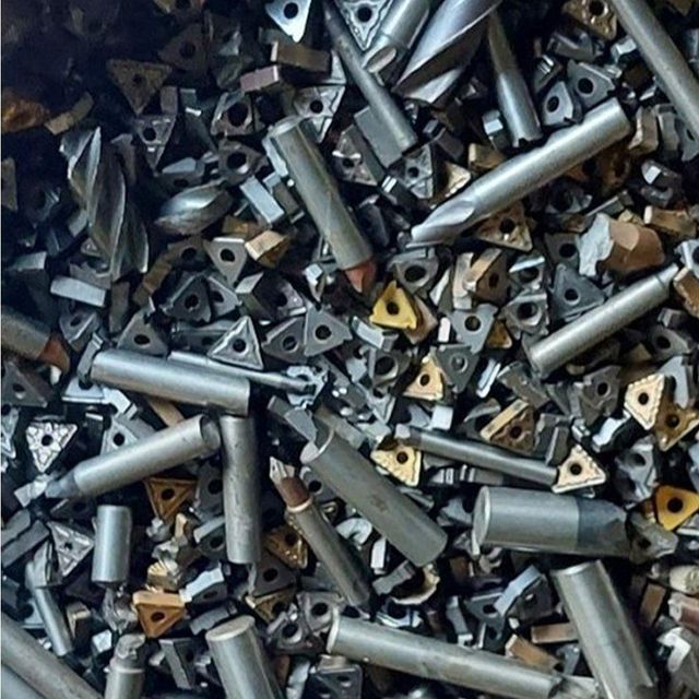 Mixed Tungsten Carbide Scrap Including Inserts Rods Drills and Cutting Tools for Recycling - Image 3