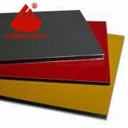 PVDF Painted Aluminium Composite Panel (012) Brand Geely Core Plastic Origin china Model NO. 012 Coating PE/PVDF Trademark - Image 1