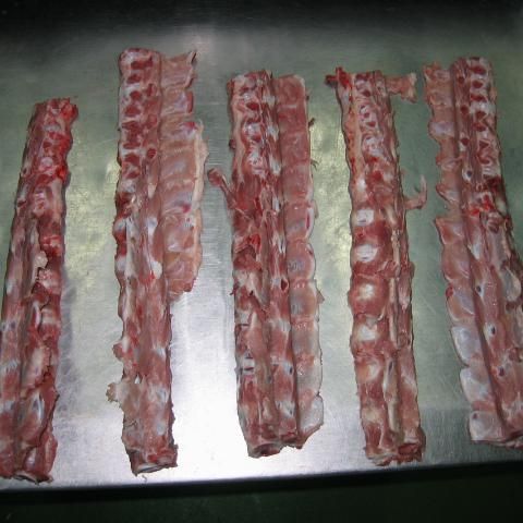 Frozen Pork Back Meaty Bulk High Quality Grade a Spanish Origin Available for Shipment to Any Port - Image 1