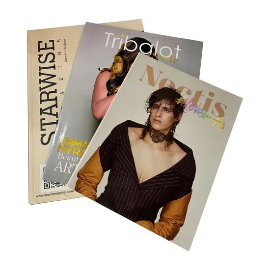 Glossy Paper Printing Service Custom Size Magazine Model NO. G142 Origin Guangzhou HS Code 4902900000 Sample Time 1-3 - Image 5
