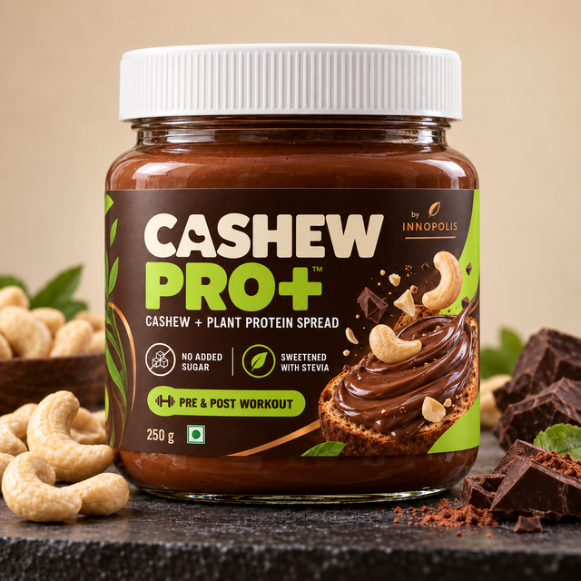 CASHEW PRO+  CASA rich and creamy chocolate spread made with cashews and selected plant proteins. - Image 3