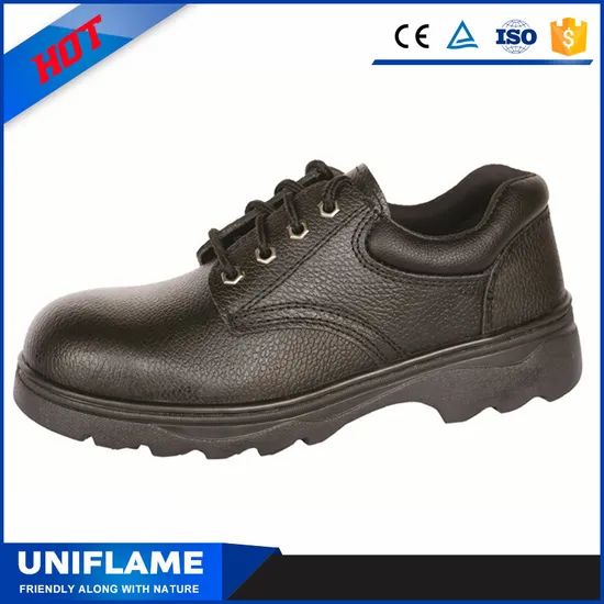 Rubber Sole Footwear Leather Safety Work Shoes Ufa046 - Image 2