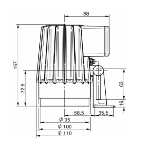 Direct Sale Corrosion Resistant Rotatable Usl-06LED-Explosion Proof Lights for Building - Image 3