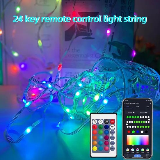 Smart APP Remote Control Music Fairy String Light - Image 2