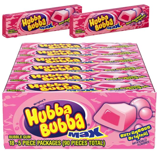 Hubba Bubba Sour Blue Raspberry Bubble Gum Tangy Sweet Candy Chew With Bold Fruity Flavor Experience - Image 3