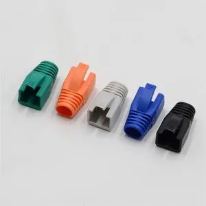 RJ45 Patch Cable Boot Connect Boot Cover Material PVC IP Rating IP50 Color Customized Specification PVC HS Code - Image 2