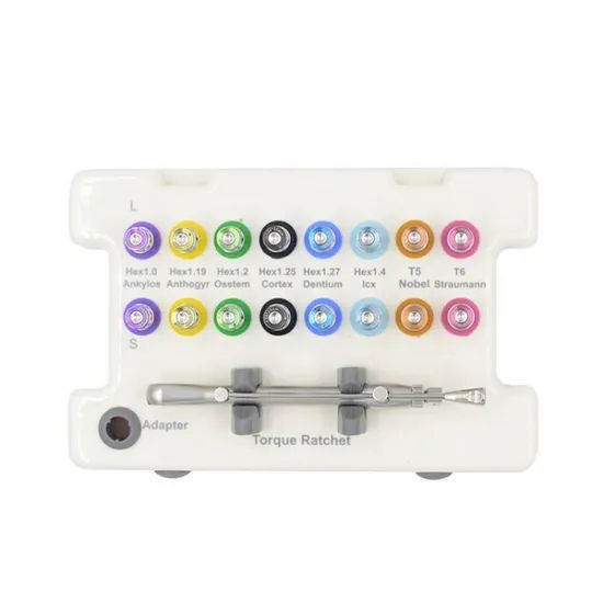 Dental Implant Screwdriver Universal Restoration Tools Kit Torque Ratchet - Image 2