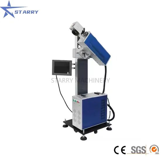 Plastic PVC PE PPR Pipe Cable Laser Marking Printer Machine/Fiber CO2 Laser Engraving Machine for Plastic Production Line - Image 1