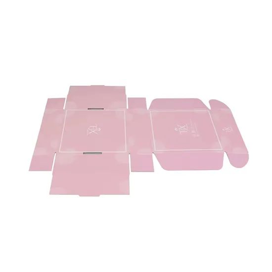 Custom Printed Gradient Pink Corrugated Mailer Box Shipping Packaging Carton - Image 5