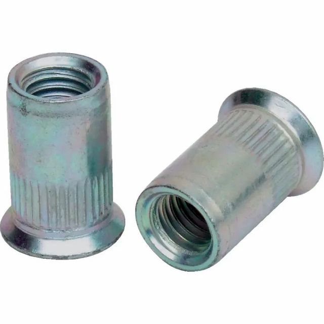 Silver Rivet Nuts, For Industrial, Grade: Ss Size All Grade SS Material SS Color Silver I deal in New Only Usage/Application - Image 1