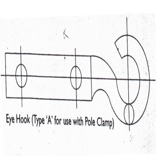 Eye Hook Durability Durable Intended Use Use With Pole Clamp Engineering Precision Precision Engineered Customization Available In Various Sizes And - Image 1