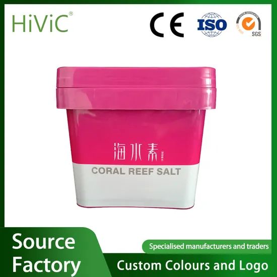 for Sale 1L - 5L Clear Food Grade Container Square Plastic Bucket Pail for Food Packing Custom Logo Colors - Image 3