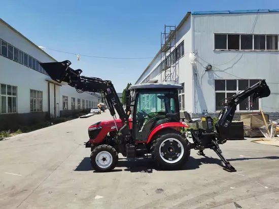 30HP 35HP 4WD Wheel Small Agricultural Tractor Machine with Front End Loader - Image 3