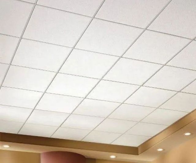 GI T Grid False Ceiling Installation + Material Grid Material GI location Delhi Ncr Area 1001-1500 Sqft Ceiling Type T - Image 4