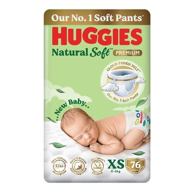 Huggies Dry Diapers High Absorbency Soft Breathable Material Leak Protection for Babies - Image 4