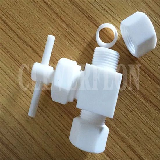 High Performance Corrosive Resistance PTFE Needle Valves Origin China Trademark NONE Model NO. JFCLP Connection Form Ferrule - Image 3