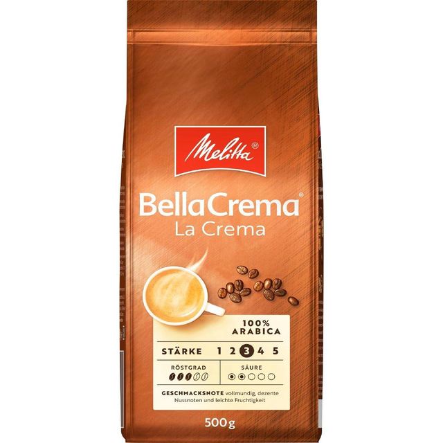 Melitta BellaCrema La Crema Whole Coffee Beans 1kg Roasted coffee in whole beans - Image 5