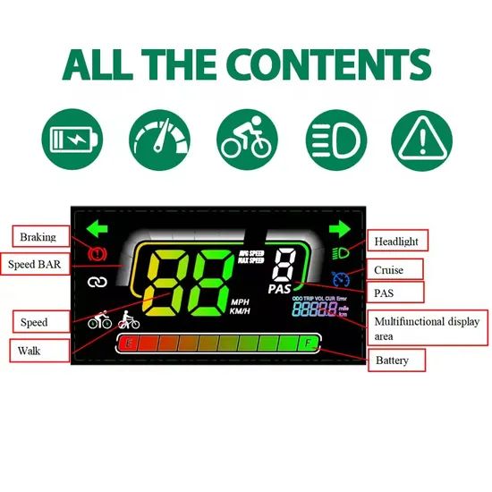 Leisure Ride Bike Speedometer with Speed Mileage Bicycle Computer Ebike Part - Image 4