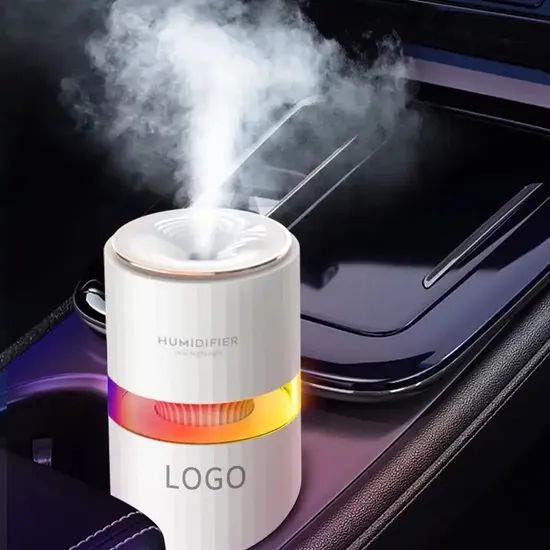 400ml Cool Mist Air Humidifier Car USB LED Light Humidifiers Household Air Purifiers Essential Oil Car Diffuser Humidifier - Image 1