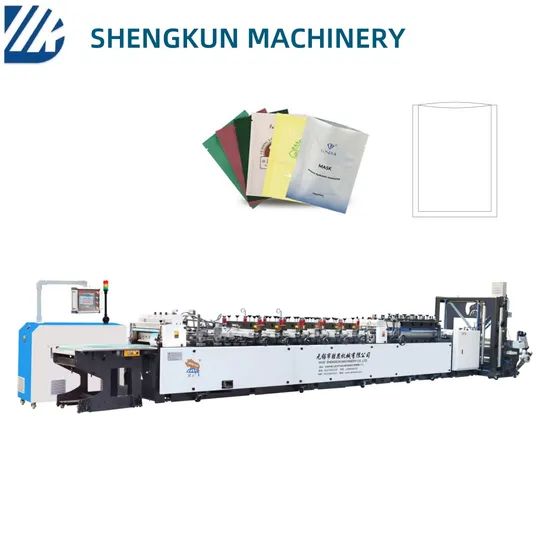 Three Side Sealing Double Feeding Moving Knife Double Cutter Bag Making Machine - Image 1