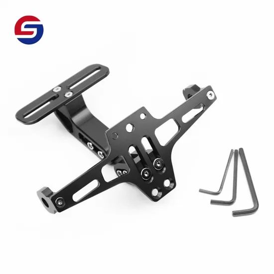 Motorcycle Msx Adjustable License Plate Frame Bws Large Displacement Modified Electric Motorcycle Aluminum Alloy Aircraft License Frame - Image 3