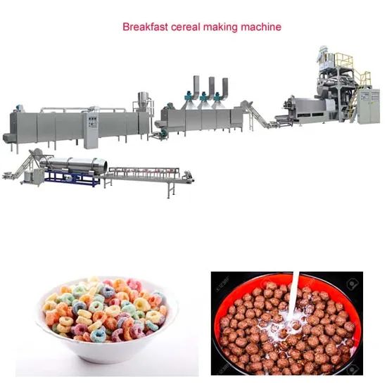 Low Cost Best Price Breakfast Cereal Corn Flakes Puff Snacks Bread Crumb Product Machine Manufacturing Plant - Image 1