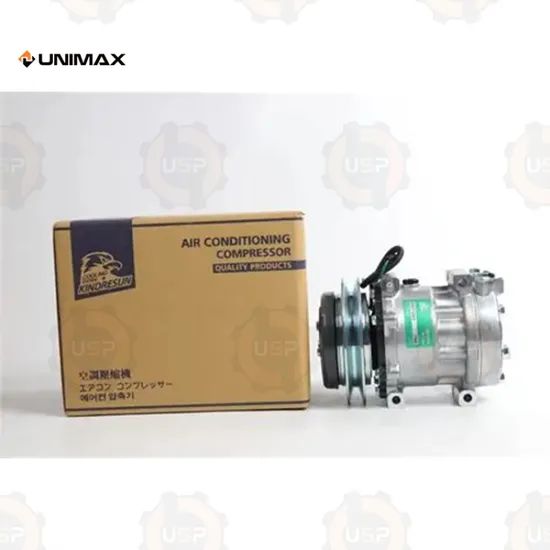 AC Compressor Advanced Flow System for Excavators Air Conditioning Units - Image 1