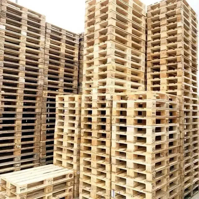 Brand New 1200x800mm Euro Standard Single-Faced EPAL Pine Wood Pallet Cheap Price - Image 3