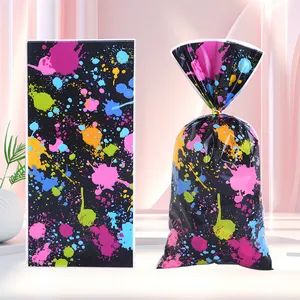 Custom OPP Cello Bags Bottom OPP Clear Flat Square Block Bottom Candy Bags - Image 4