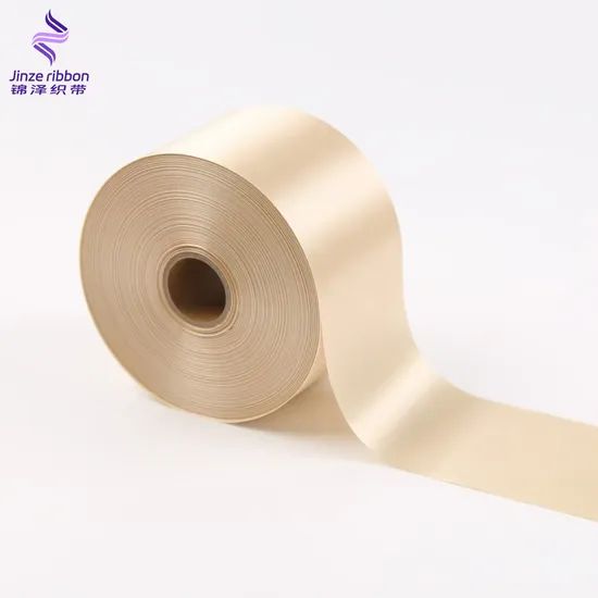 Promotional Custom Polyester 100mm 4inch Heat Transfer Printed Satin Ribbon Roll - Image 5