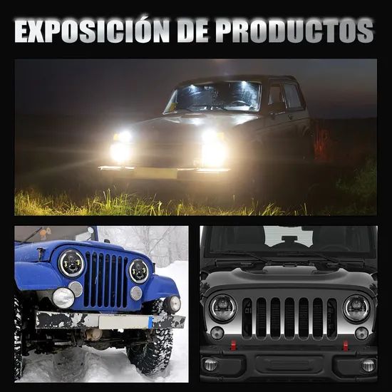 RGB Turn Signals for Wrangler with Yellow and White Two-Color Aperture Skull LED Headlights - Image 4
