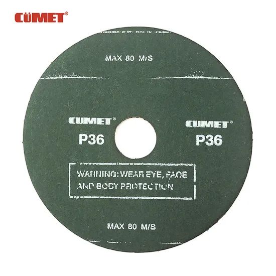 Ceramic Fiber Disc Resin Abrasive Discs Origin China Model NO. P36 Shape Round Disc Standard 4-9 Inch HS Code - Image 2