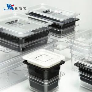 Kitchen Equipment Tool Food Storage Containers with Cover Plastic Food Pans - Image 2