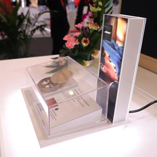 High End Interior Design Acrylic Phone Earphone Smart Interactive Display Rack - Image 3