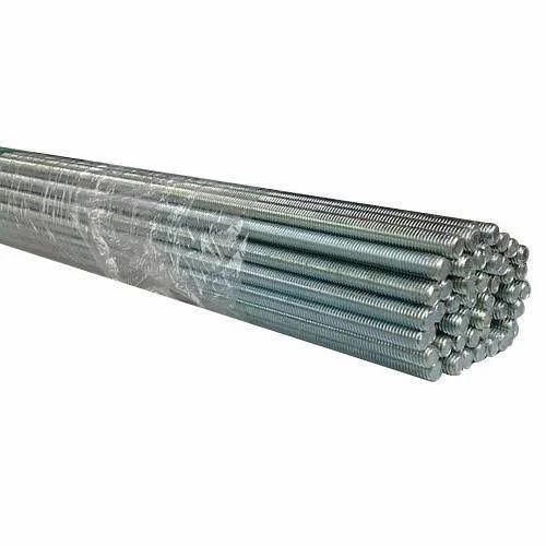Material: Galvanised Iron Polished Gi Threaded Rod, Round, Size: 2 Meter - Image 2
