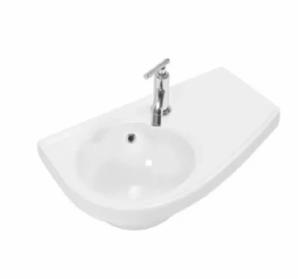 Ceramic White Minnoti Wash Basin Color White Style Modern Pattern Plain Design Minnoti Material Ceramic Product Type Wash - Image 1