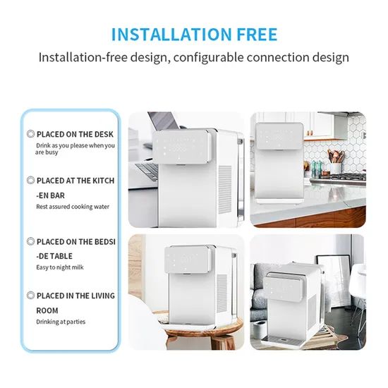 Smart Cold and Hot Water Purifier Dispenser Automatic Electric Table Top Reverse Osmosis Filter Water Dispensers - Image 5