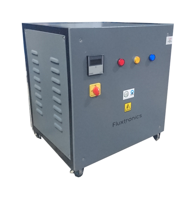 15 KVA Isolation Transformer Capacity 500 KVA Brand Fluxtronics Duty Cycle Continous Frequency 50 Hz +/-5% Input Voltage - Image 1