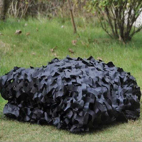 Customizable Black Waterproof Camouflage Net for Diverse Outdoor Applications - Image 2